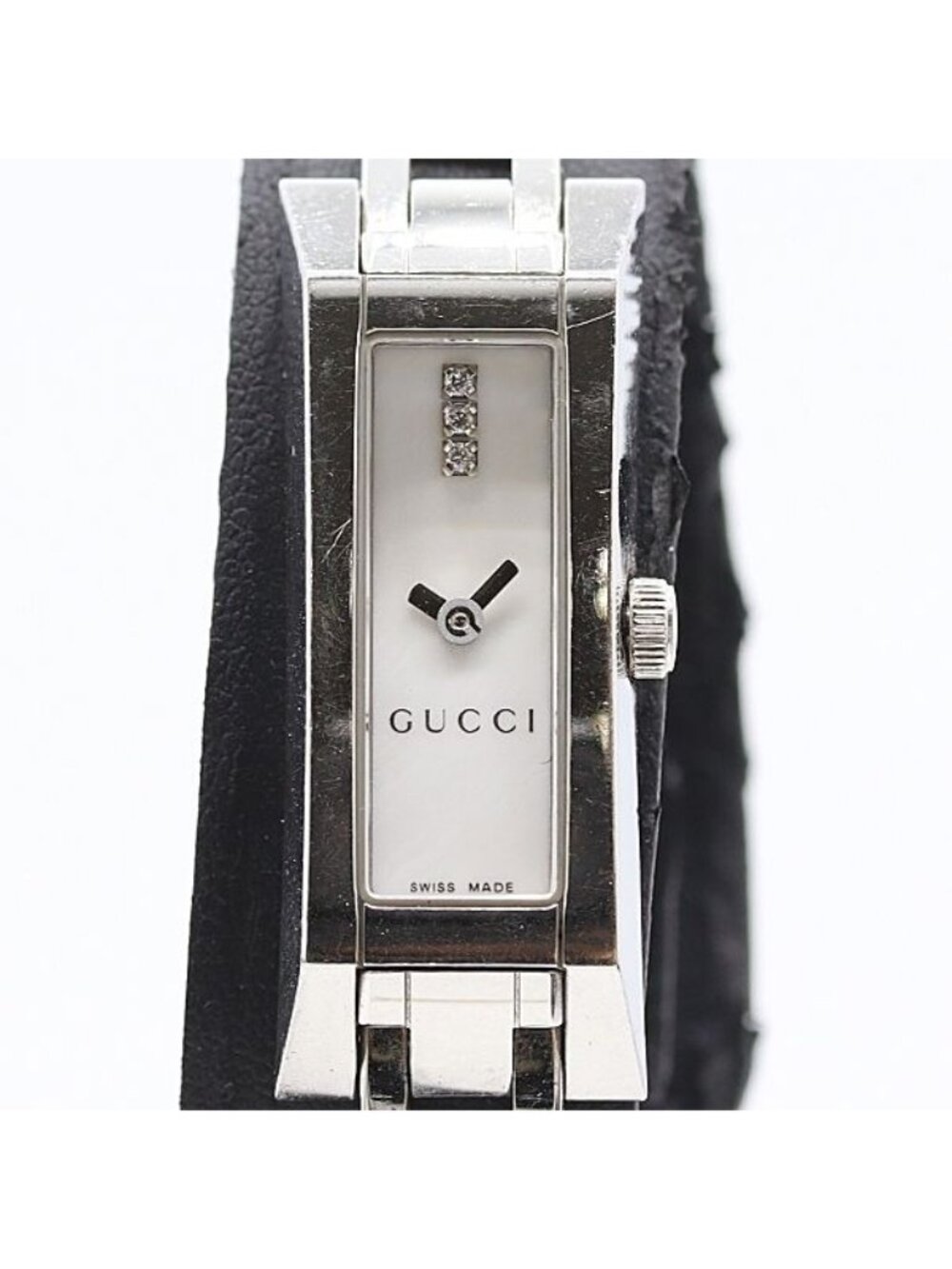 Gucci 110 White Dial Watch